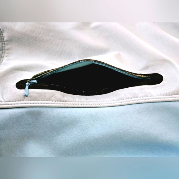 Vintage L.L. Bean Womens Soft Shell OAKMS Full Zip Light Blue Jacket Size Large - Picture 7 of 15